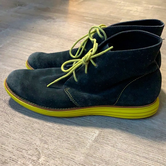 Cole Haan LunarGrand Chukka Boots Volt Suede - Picture 4 of 6